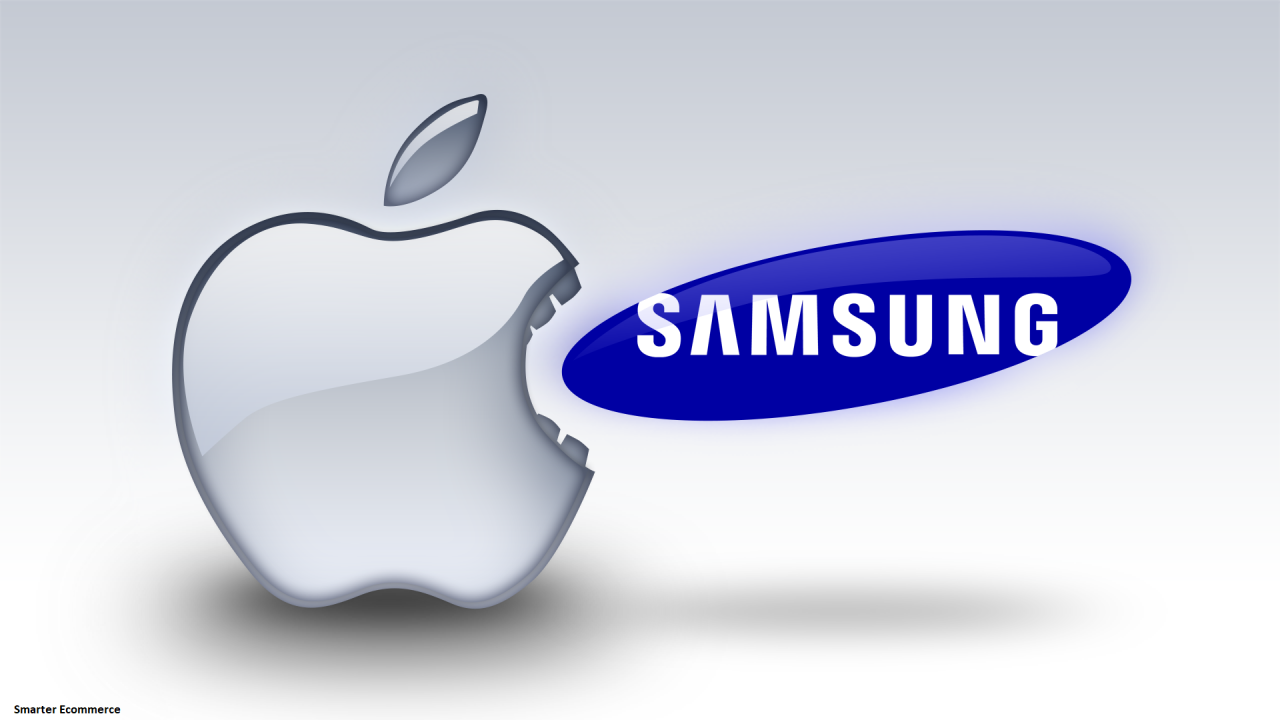 competition between apple and samsung