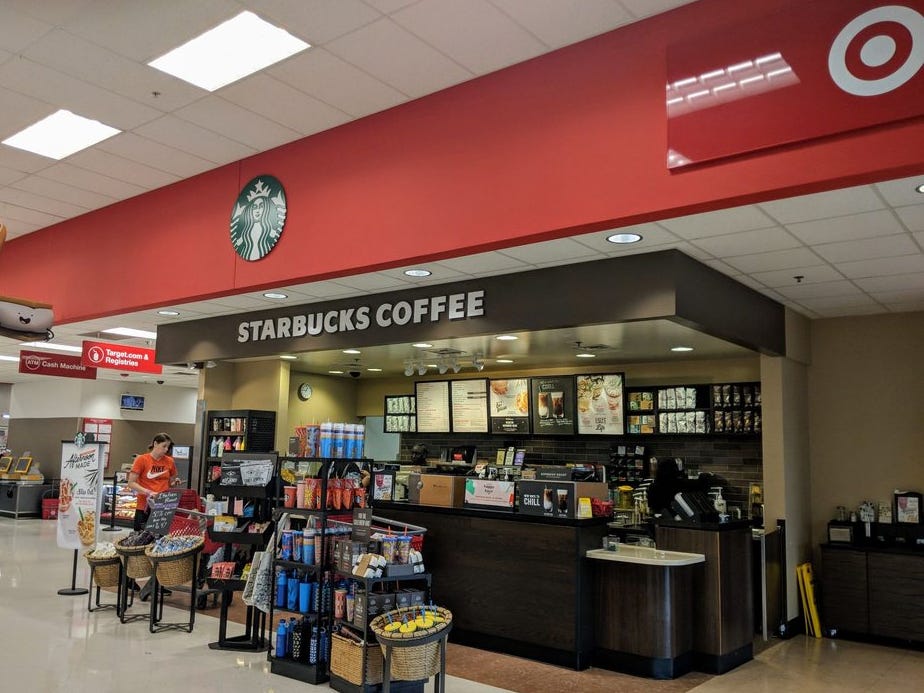 starbucks in target near me