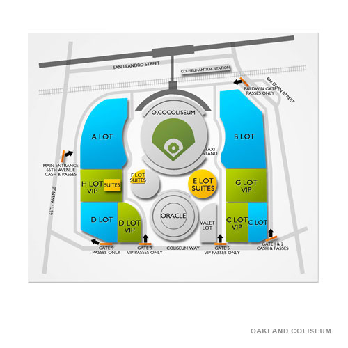 ringcentral coliseum parking