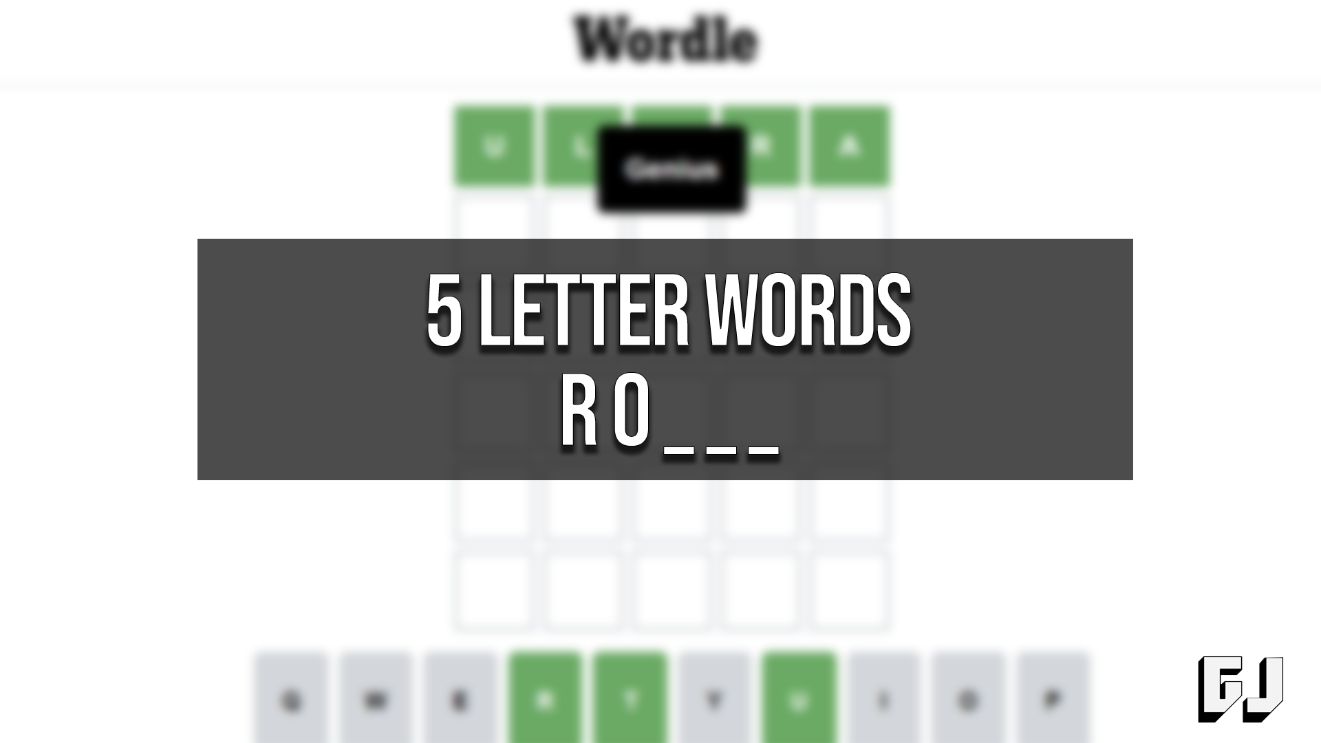 five letter words that begin with ro