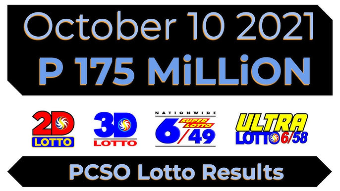 pcso lotto result october 10 2021