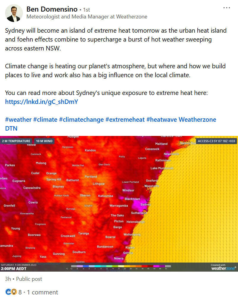 weatherzone sydney