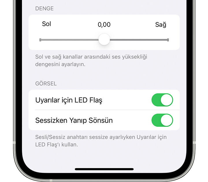 iphone da arama geldiğinde flash yanması