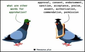 antonym of approbation