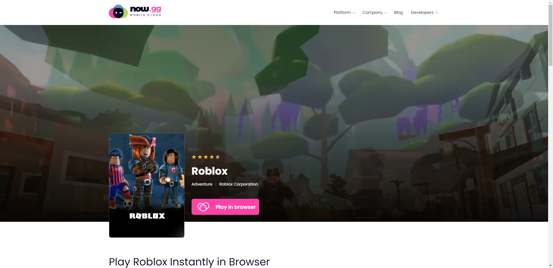 roblox without download