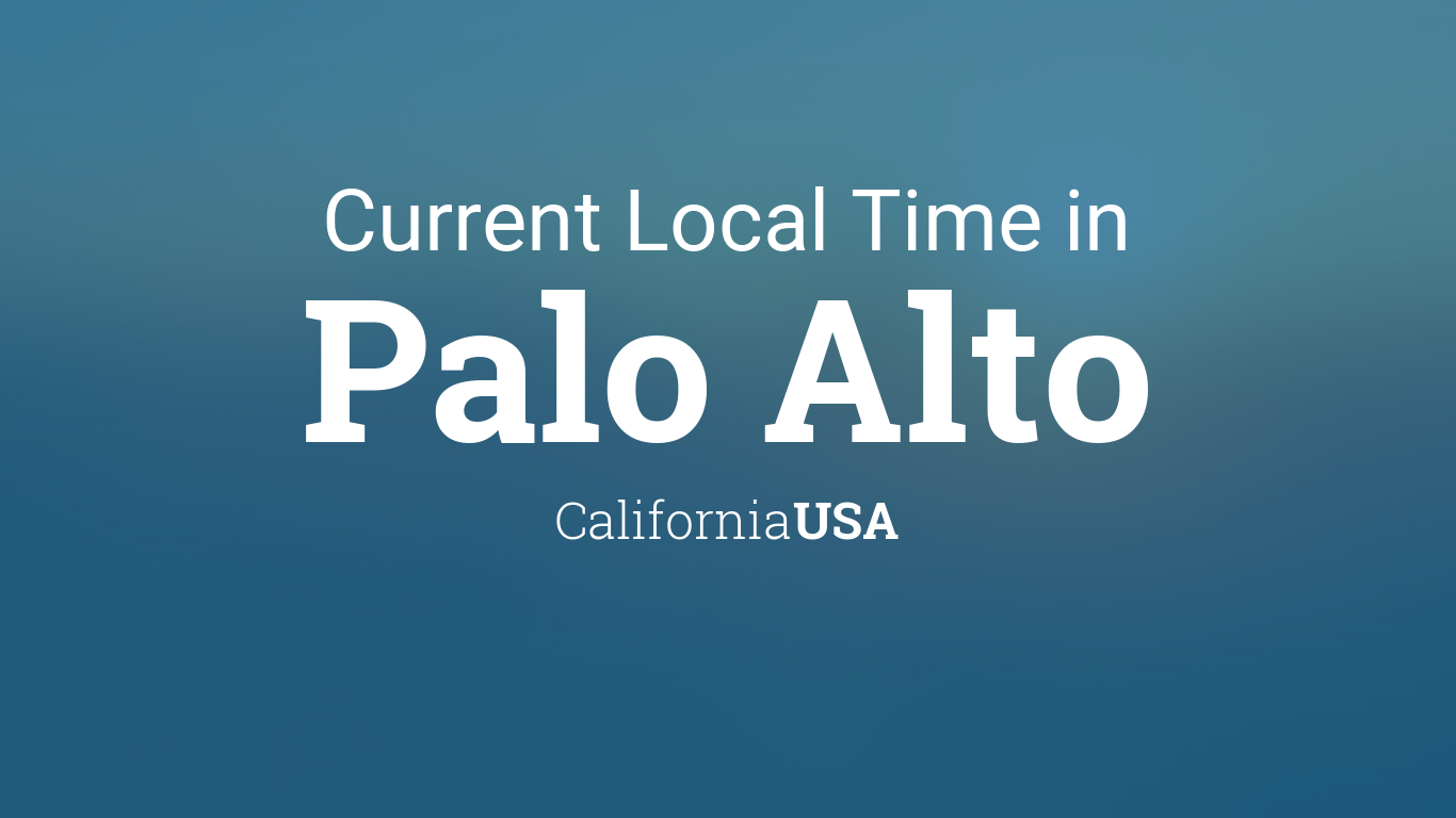 palo alto time