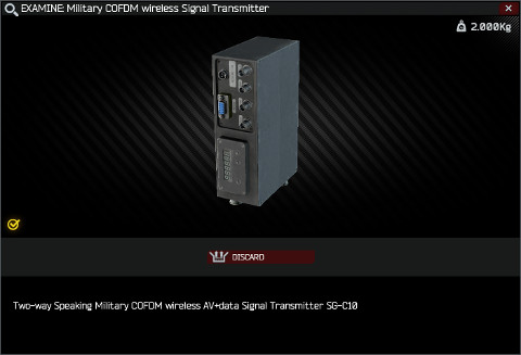 wireless signal transmitter tarkov