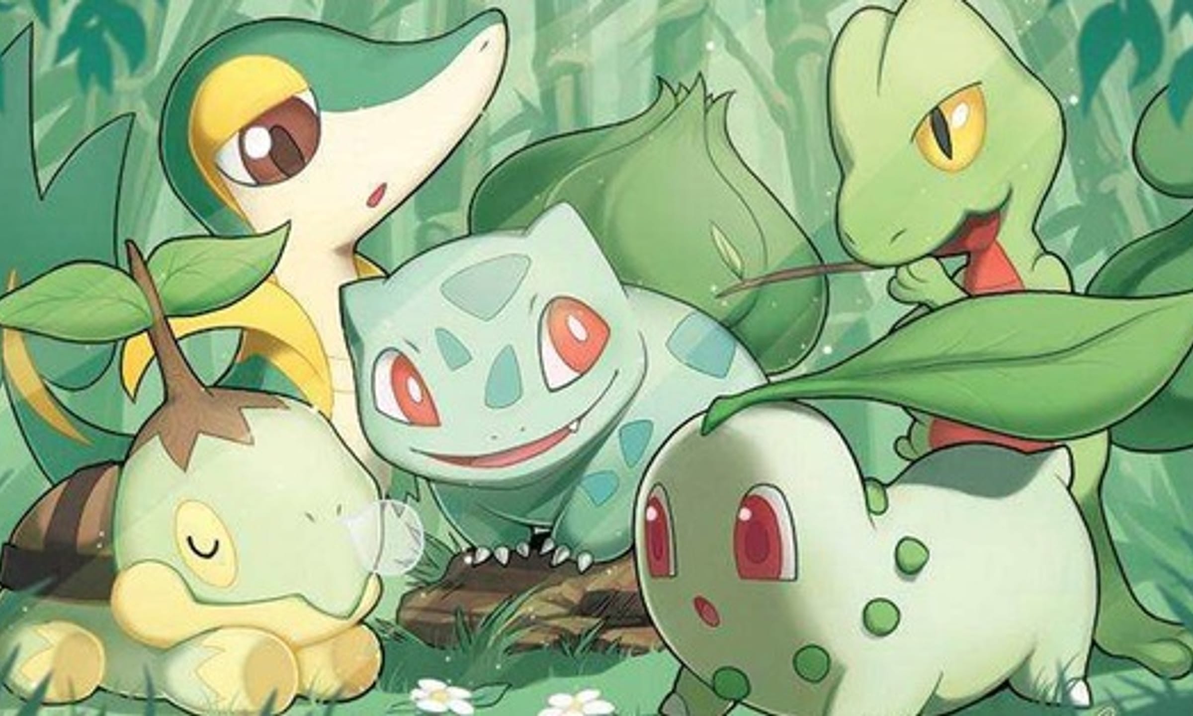 grass types pokemon