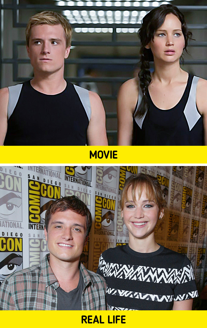 jennifer lawrence josh hutcherson height