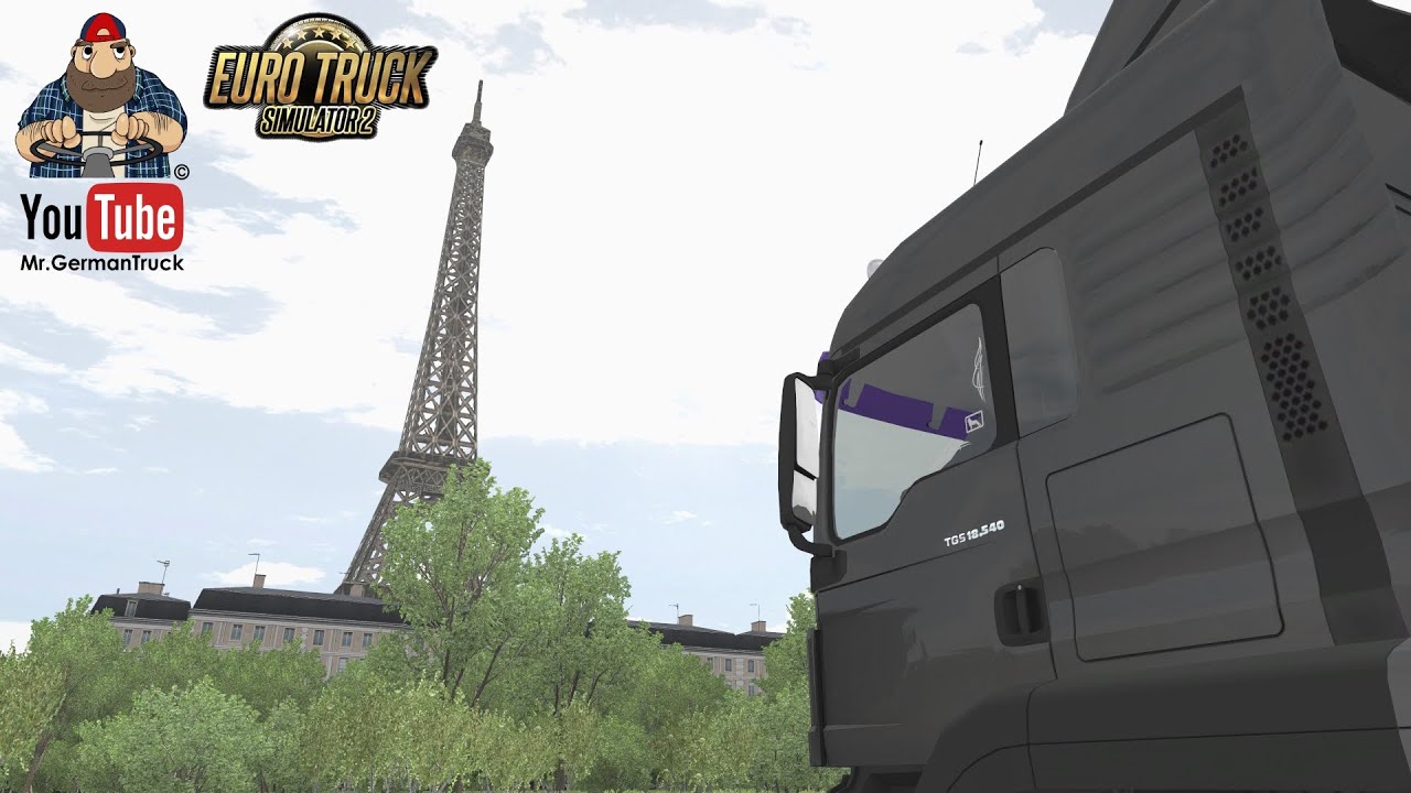 euro truck simulator 2 paris