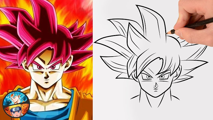 dragon ball goku dibujo