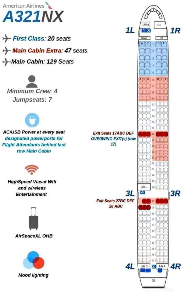 a321neo seat map