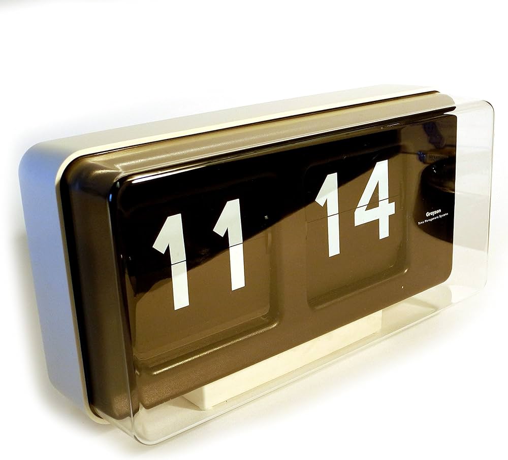 vintage digital wall clock