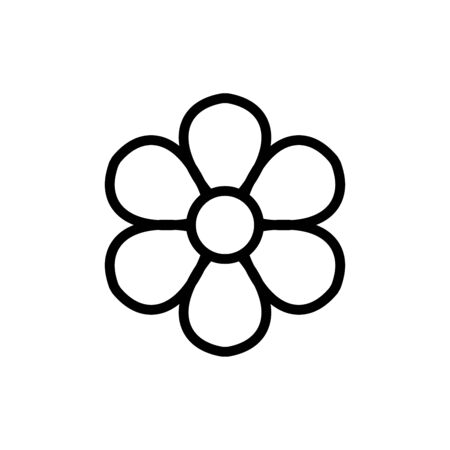 simple flower outline