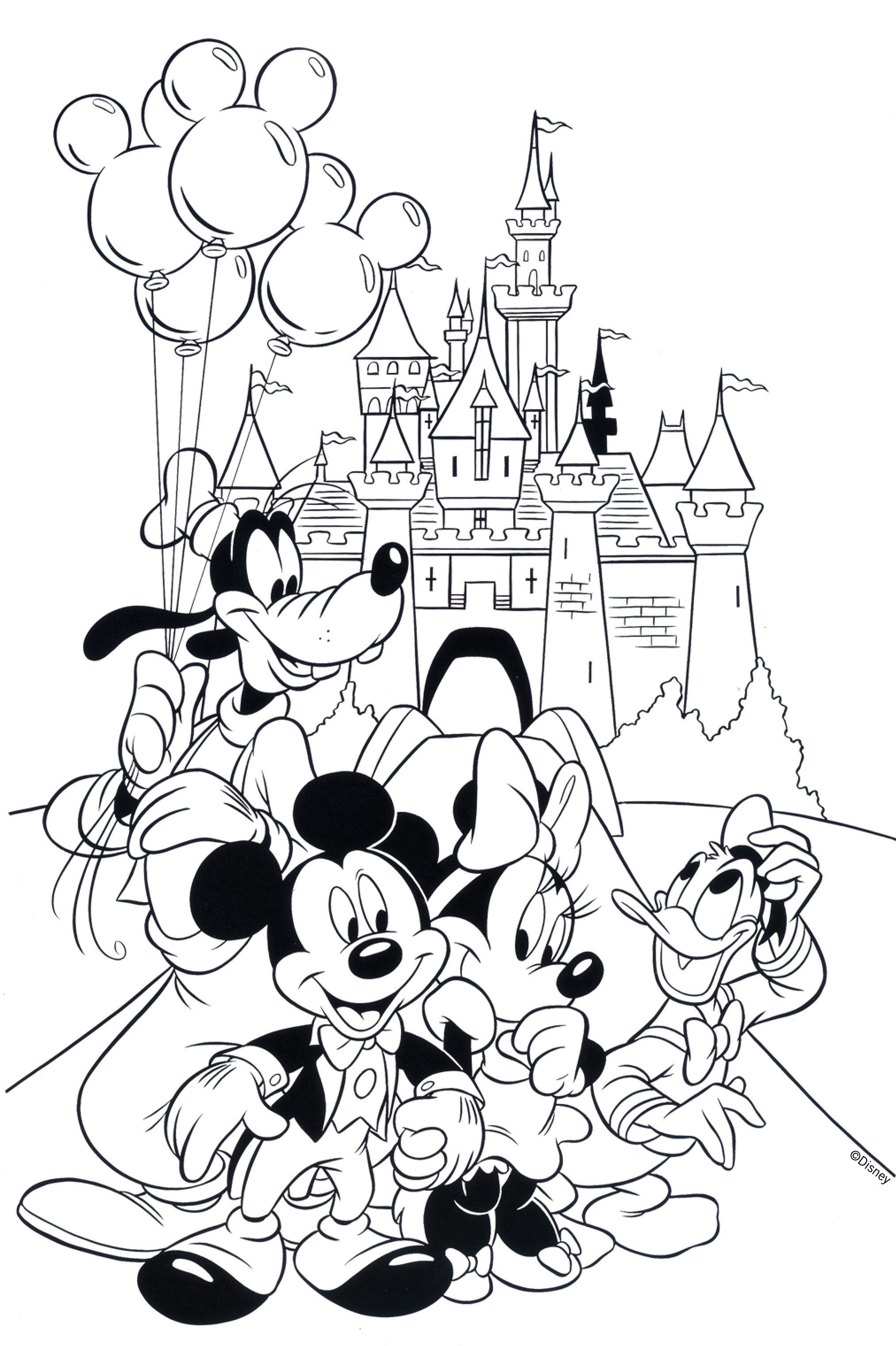 disney coloring pages to print