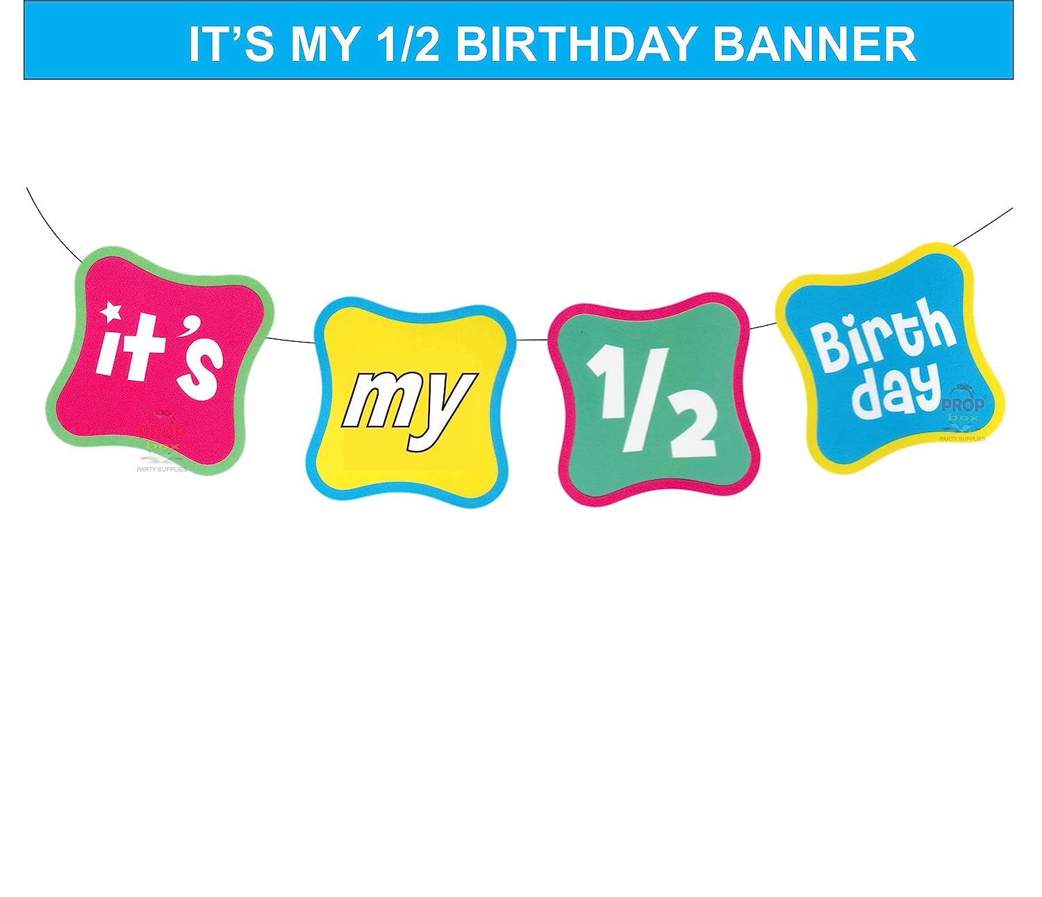 half birthday banner