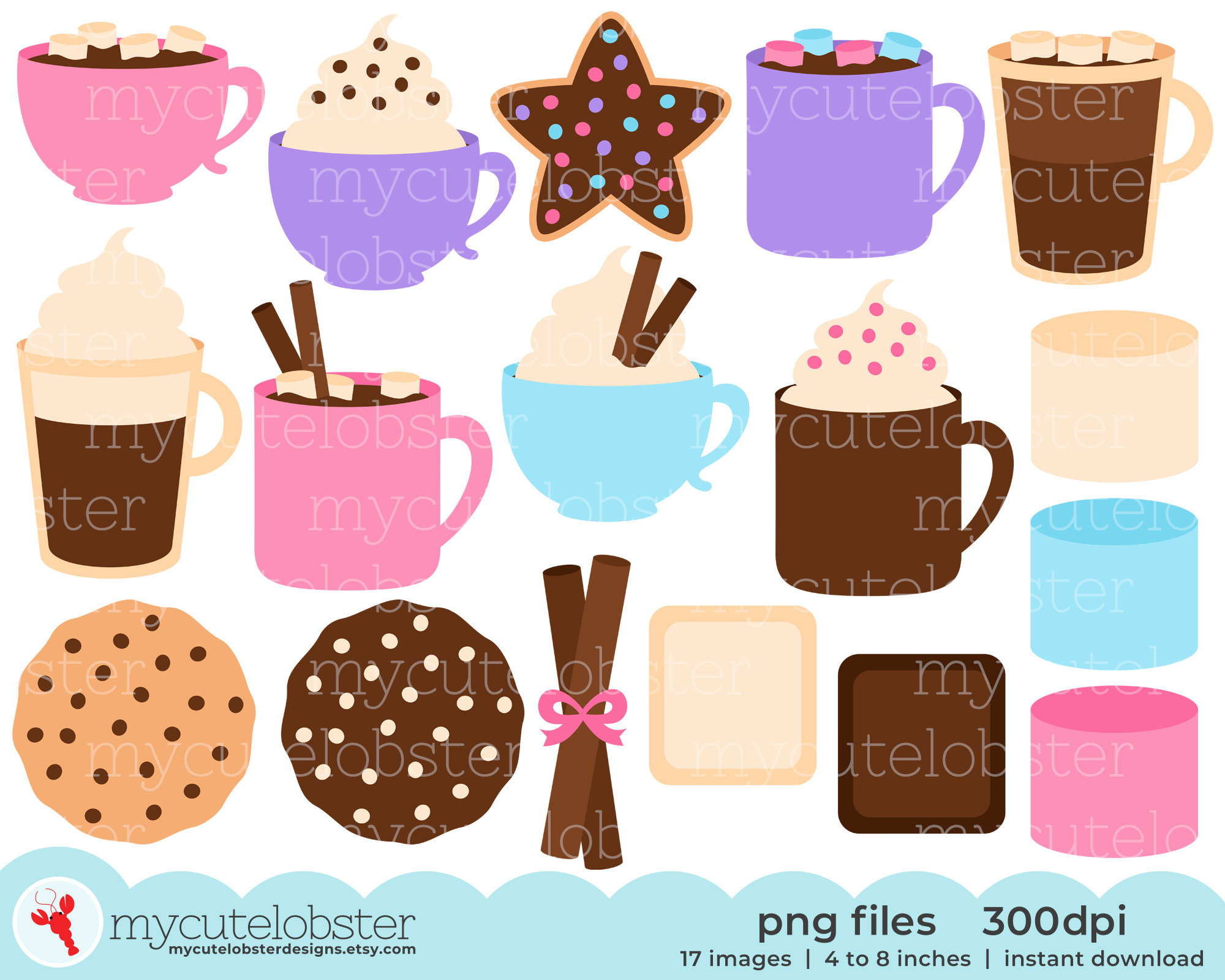 hot cocoa clipart