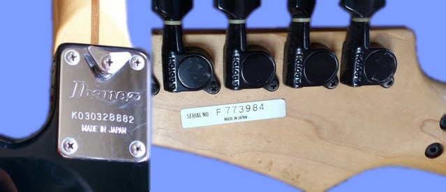 ibanez serial number search