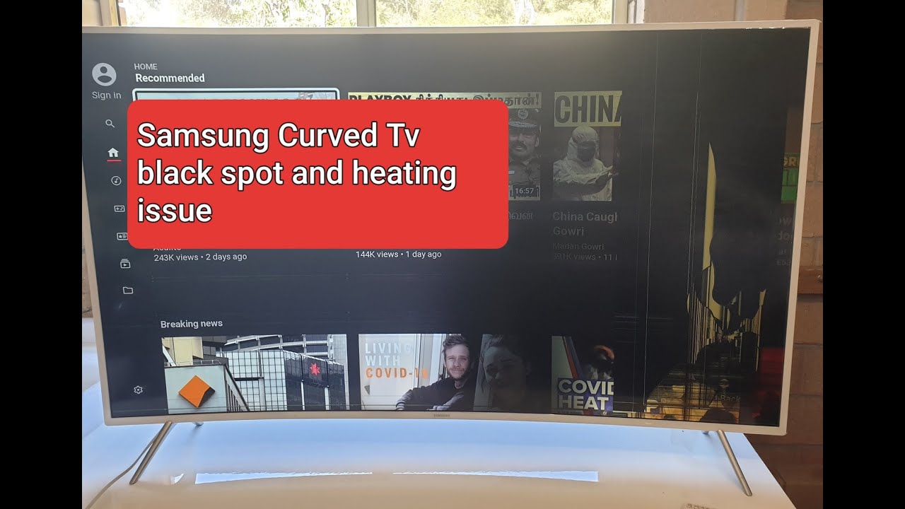 curved tv problems