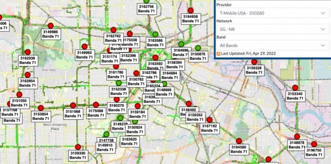 t mobile antenna map