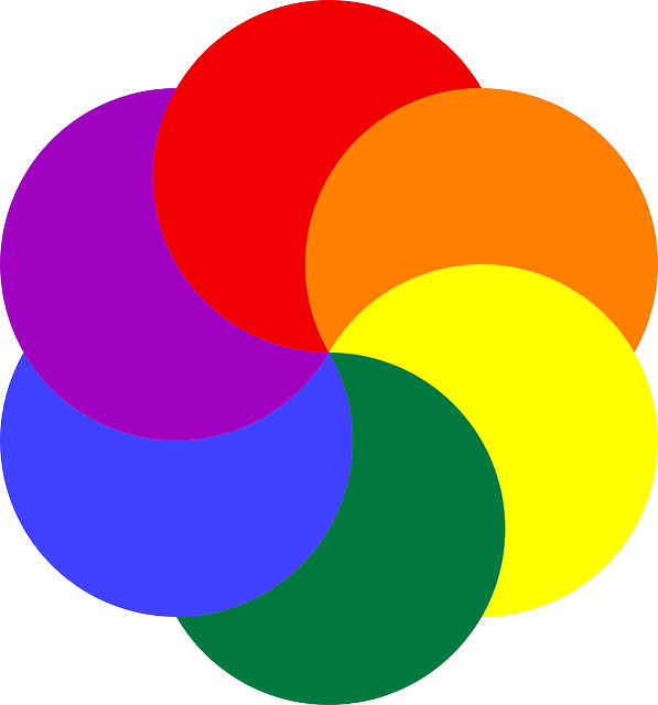 rainbow colors clipart