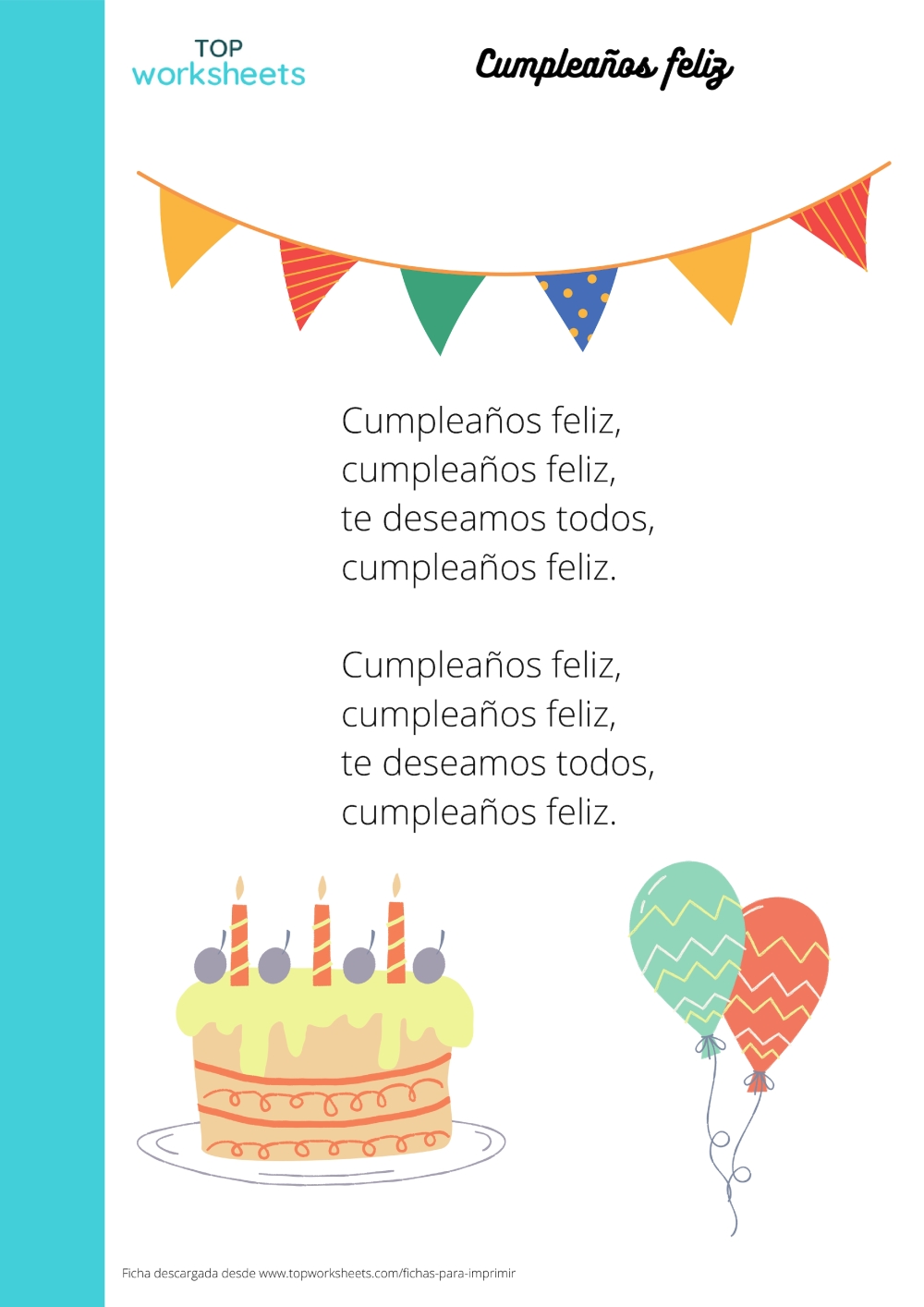 feliz cumpleaños canción de feliz cumpleaños