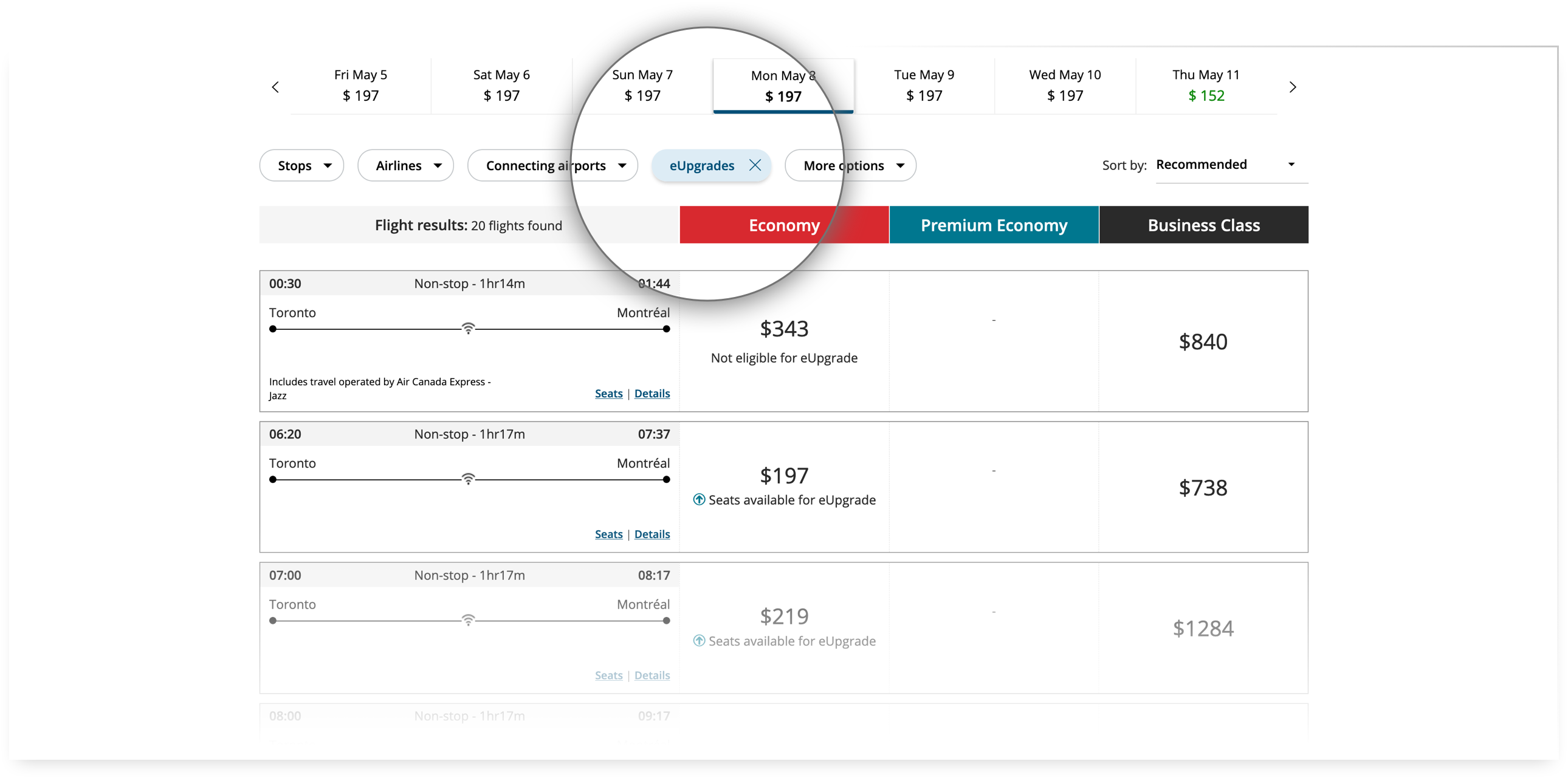 air canada bookings