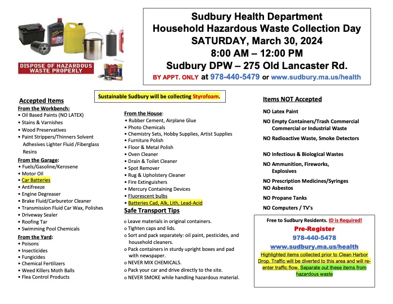 hazardous waste disposal sudbury