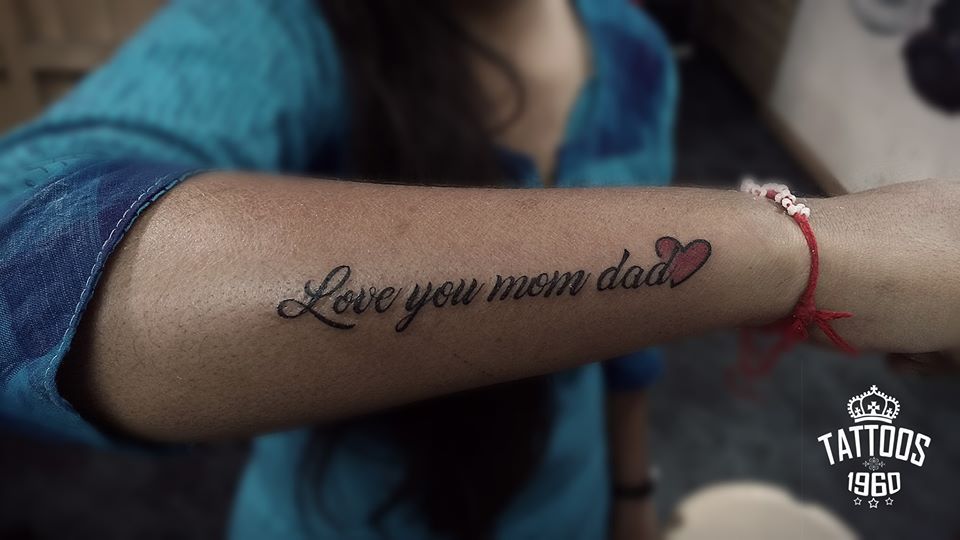 love u mom tattoo