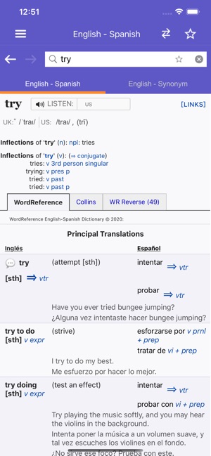 wordreference synonyms