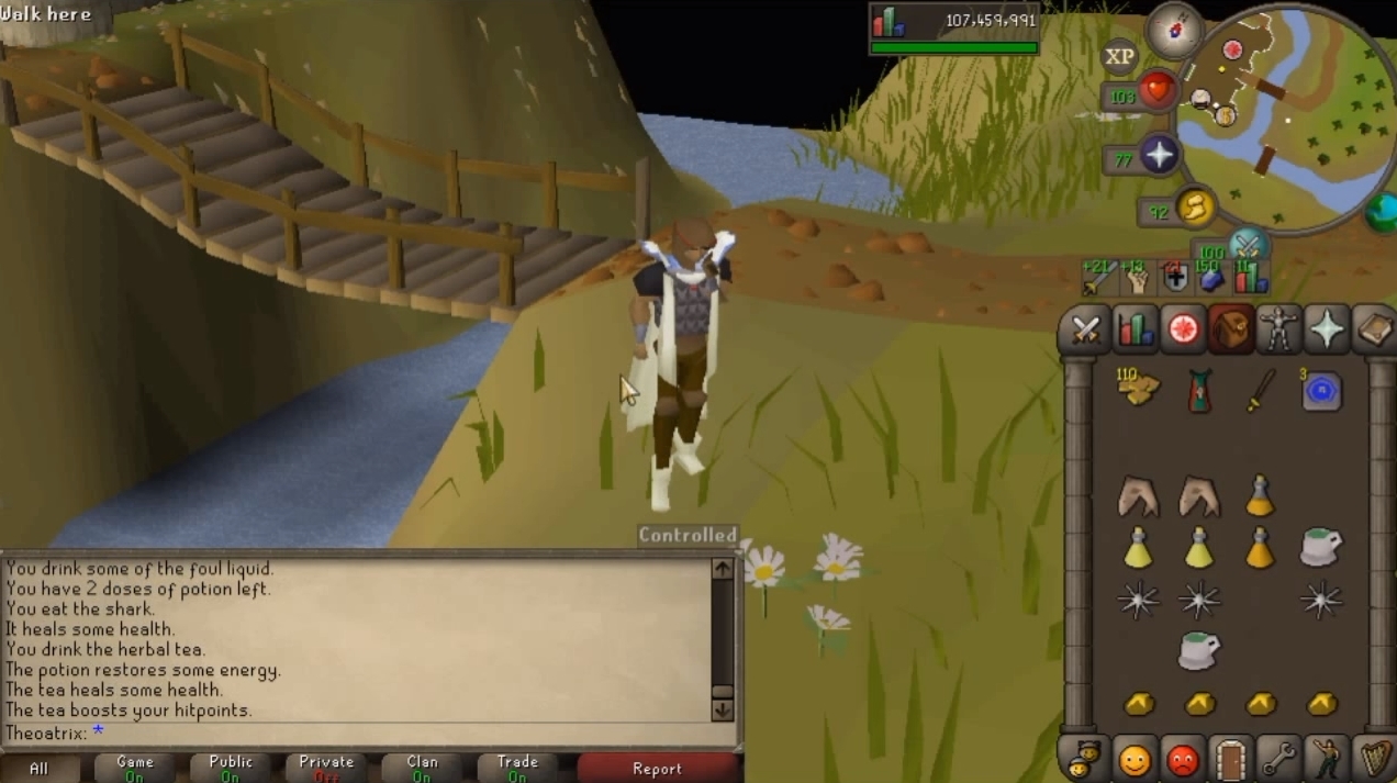 osrs combo eating