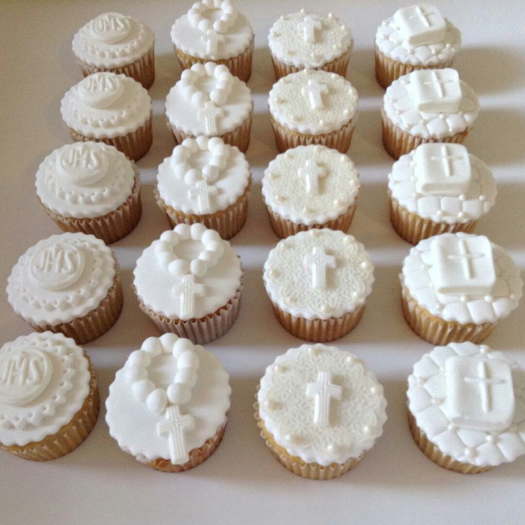 cupcakes para primera comunión