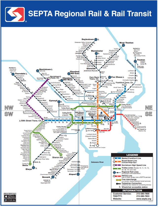 philadelphia septa rail map