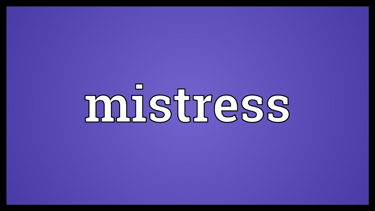 mistress thesaurus