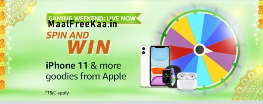 iphone 11 spin and win