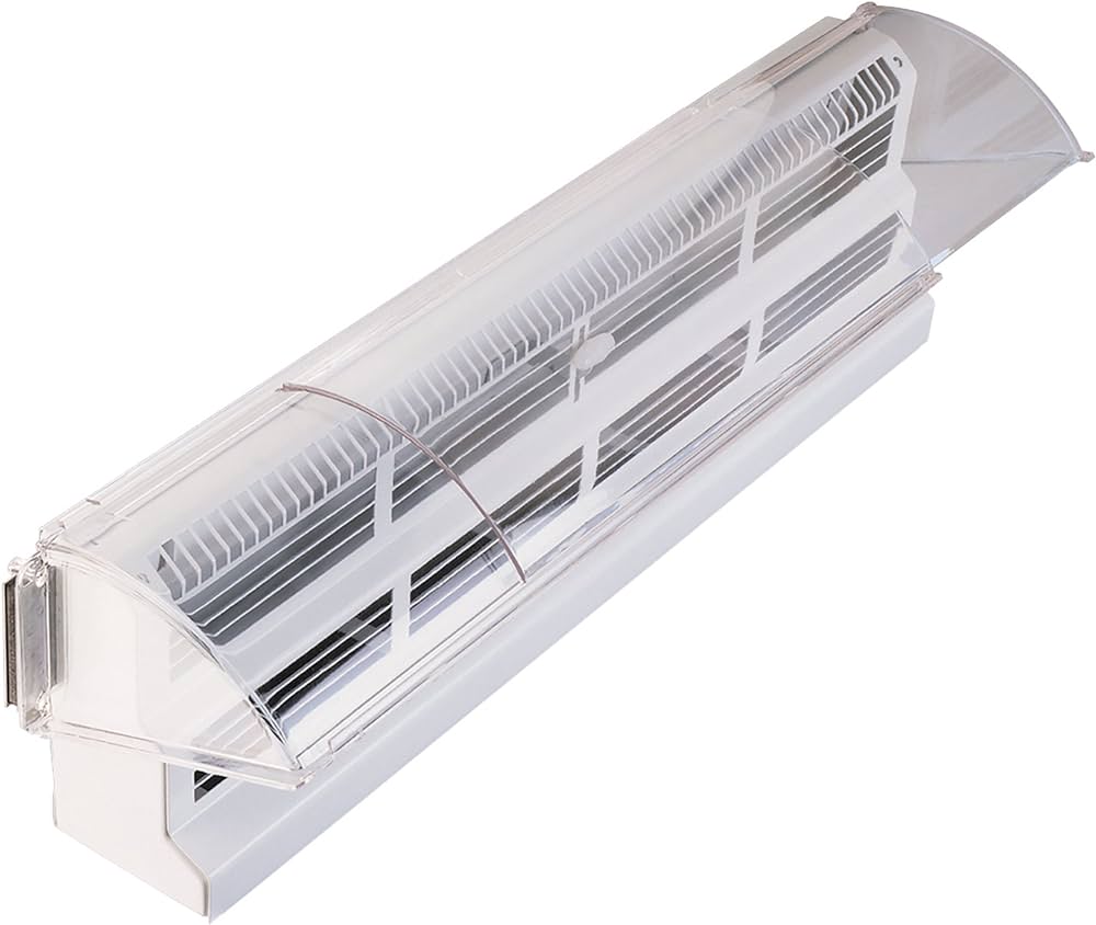 baseboard heater deflector