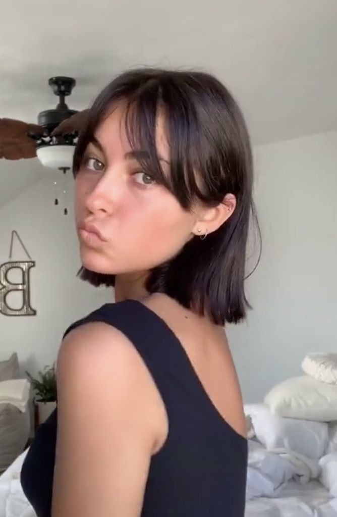 pinterest bangs short hair