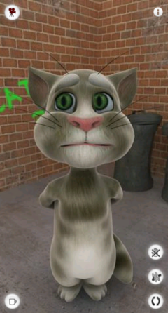 talking tom talking cat