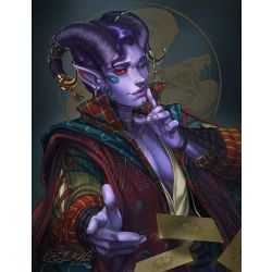 tiefling x reader