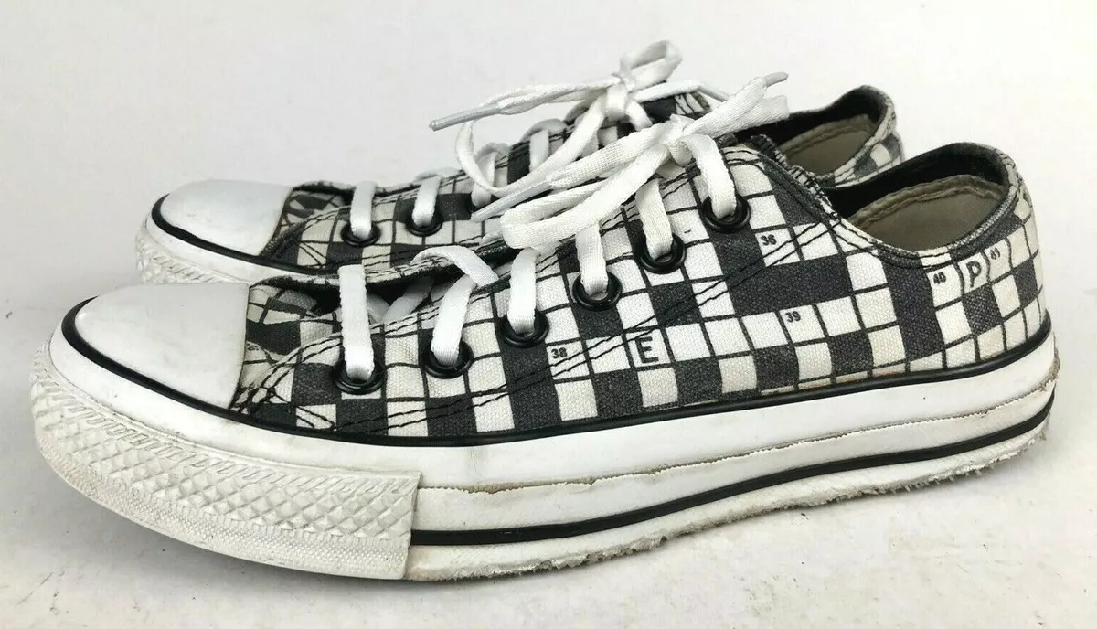 shoe with canvas upper crossword