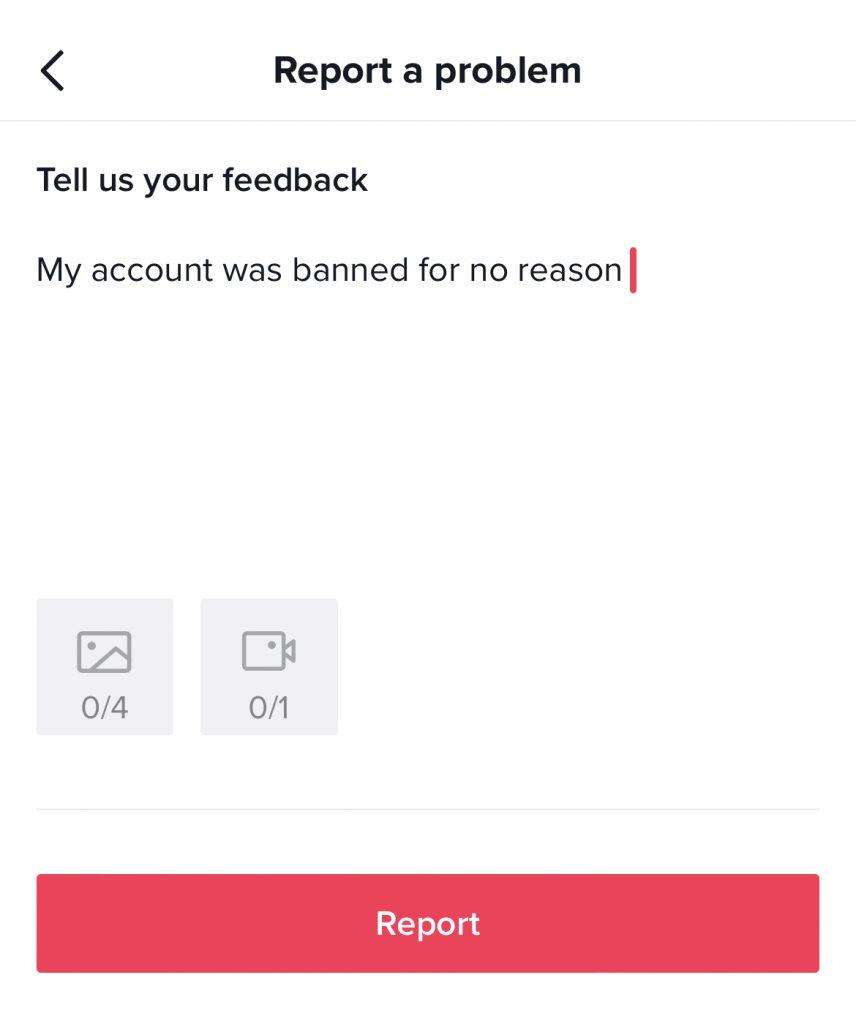 how to email tiktok to get unbanned