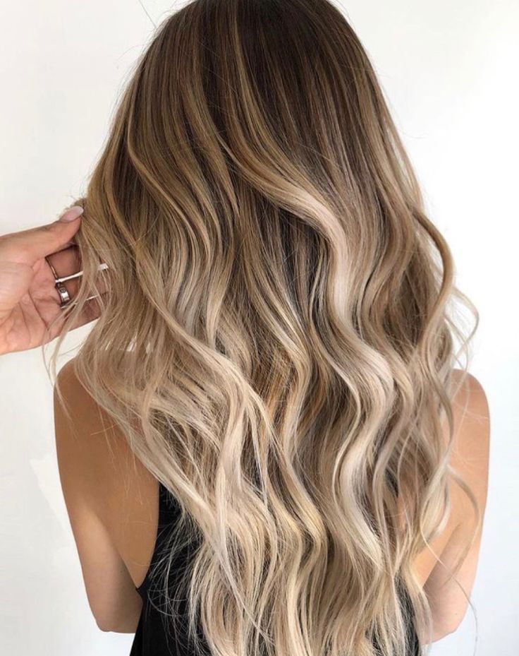 brown blonde balayage