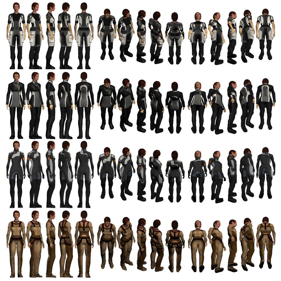 mass effect 2 outfits