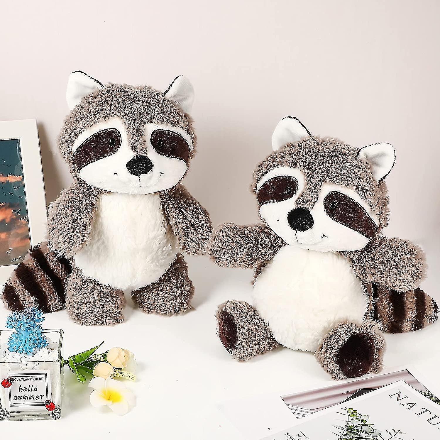 raccoon plush animal