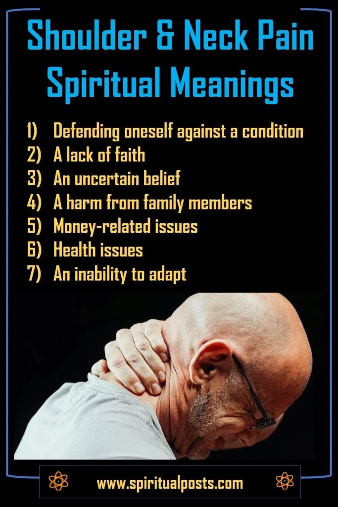 spiritual meaning of neck pain on right side