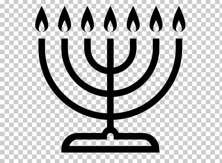 menorah clipart black and white