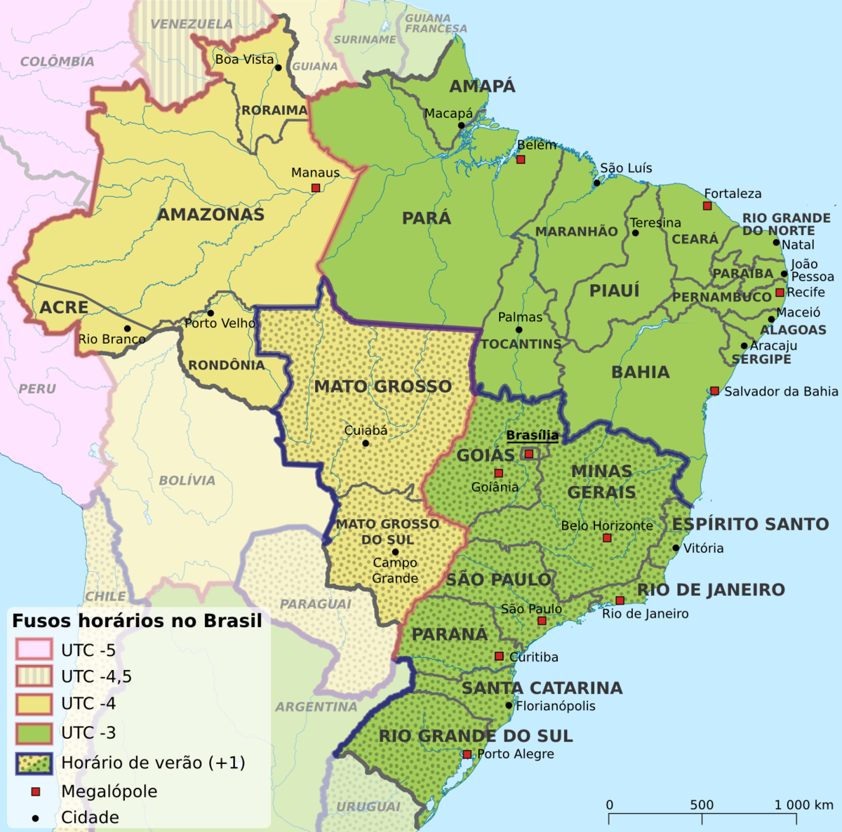 time zone brazil