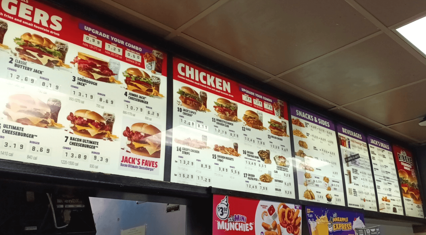 jack in the box menu