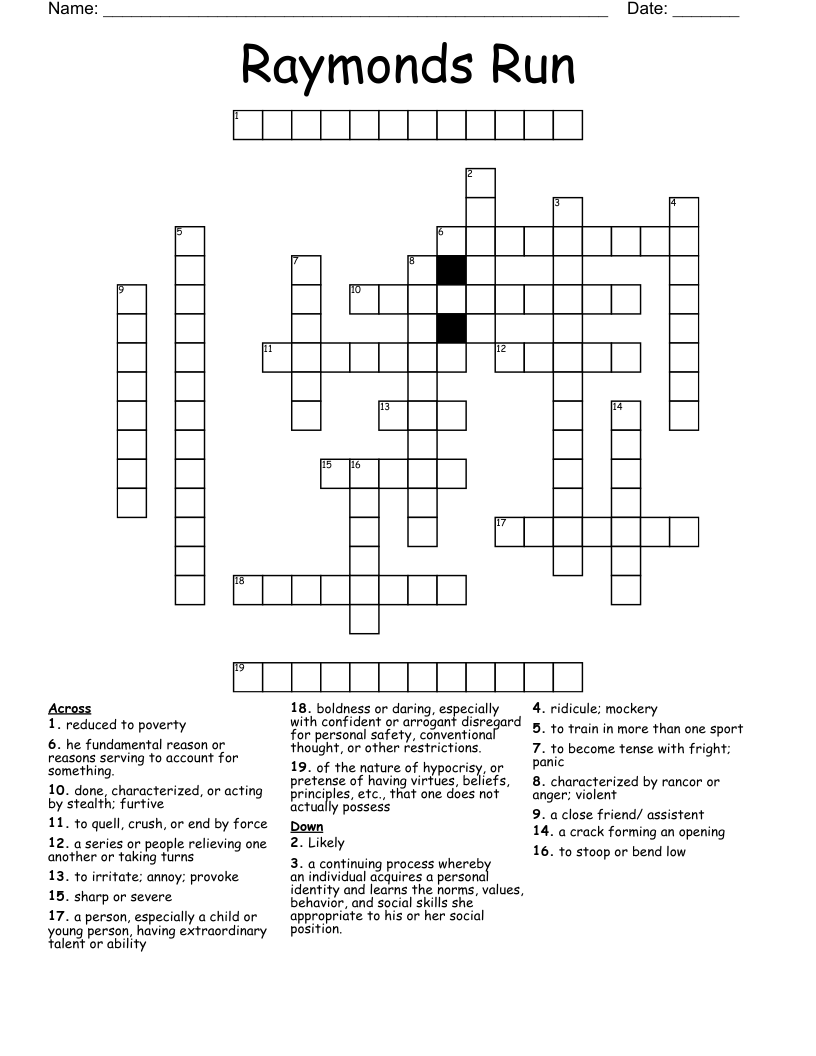 run rings around crossword