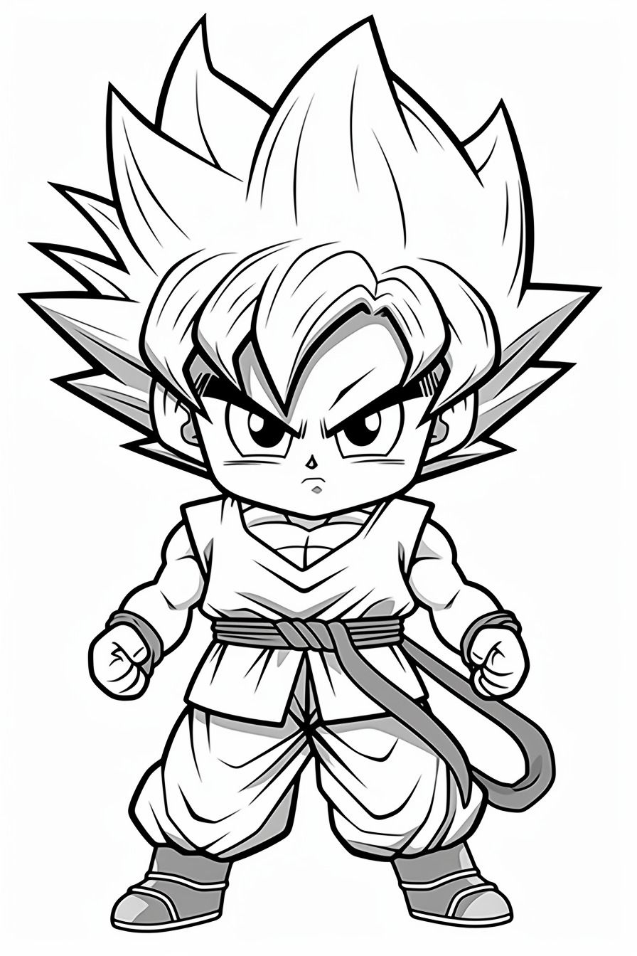 coloring pages goku